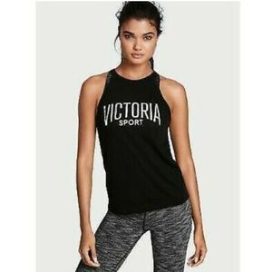 Victoria’s Secret Sport Silver Logo Keyhole Back
